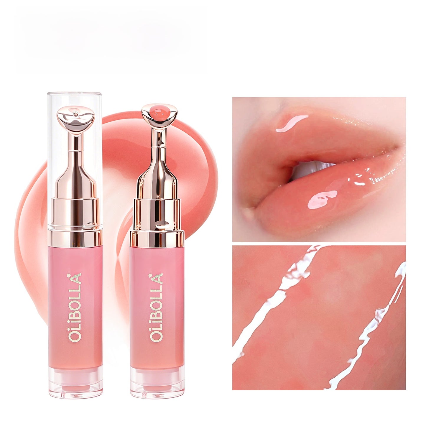 Metal Massage Head Lip Gloss