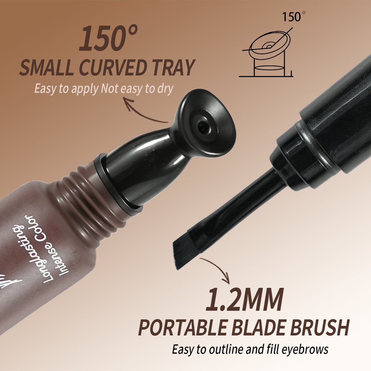 Waterproof Peel Off Eyebrow Dye Gel
