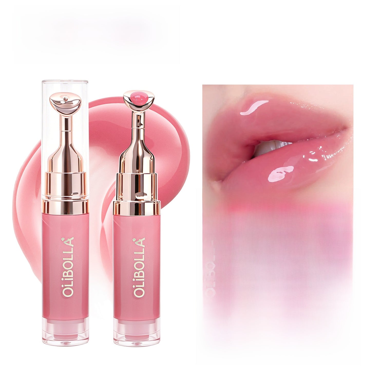 Metal Massage Head Lip Gloss