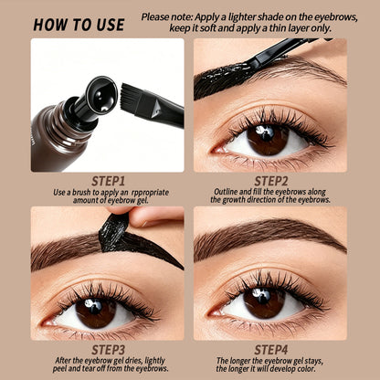 Waterproof Peel Off Eyebrow Dye Gel