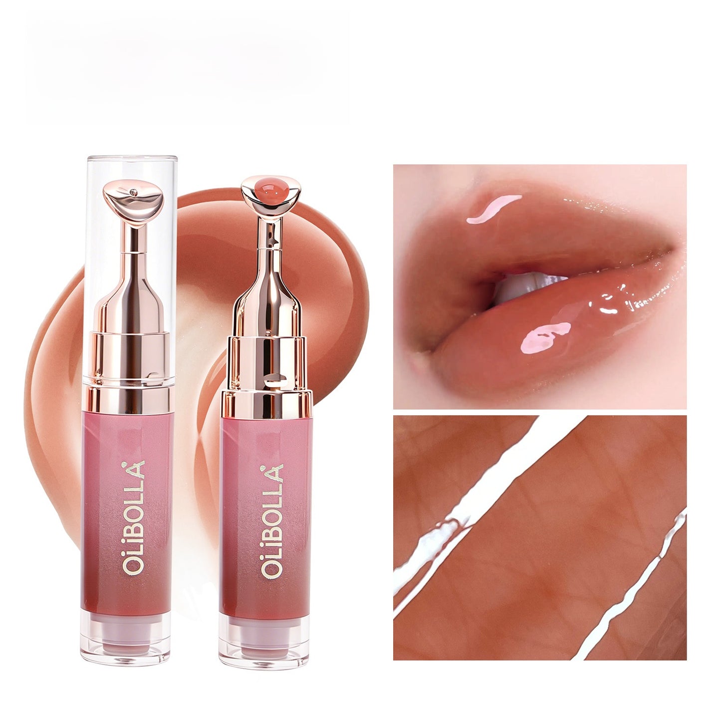 Metal Massage Head Lip Gloss